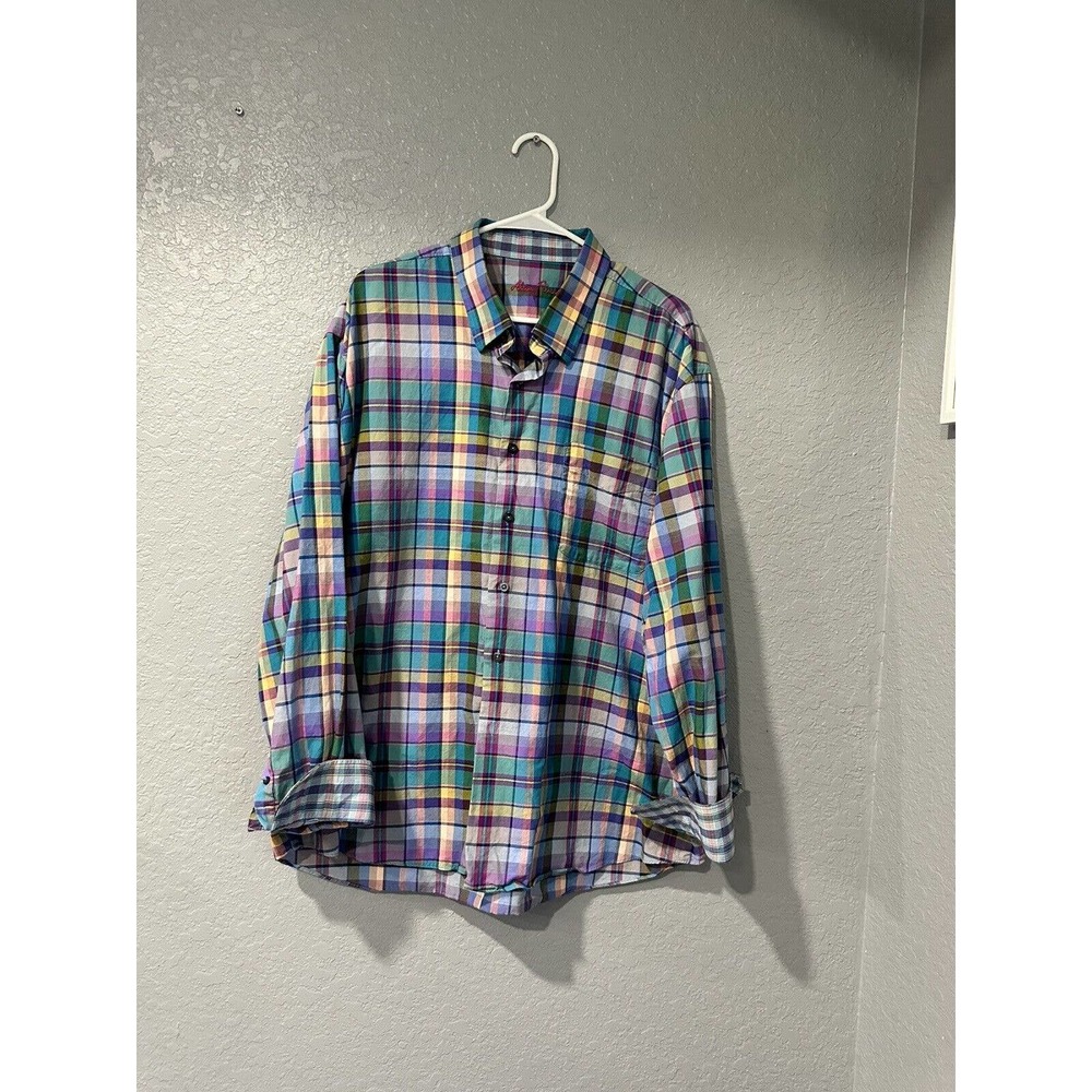 Alan Flusser Multicolor Plaid Button-Down Shirt